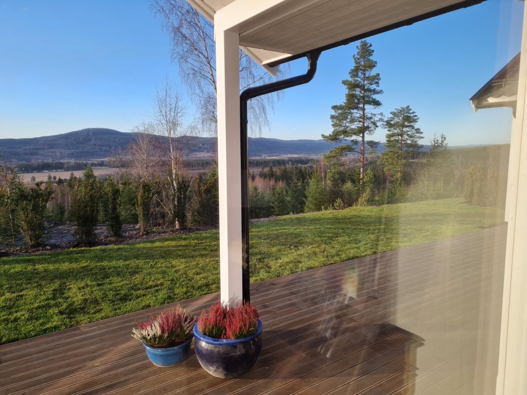 bildet viser uteplass